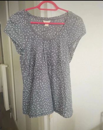 T-shirt à pois en coton Monsoon
