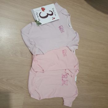 Lot de 3 bodies manche courte 3 mois