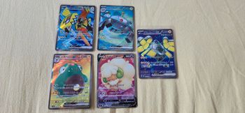 Lot de 5 cartes pokémon ultra rare japonaise