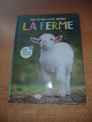 Mon grand livre sonore la ferme