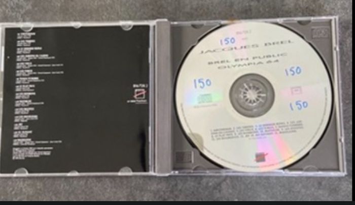 Album Jacques Brel en public Olympia 64 - photo numéro 3