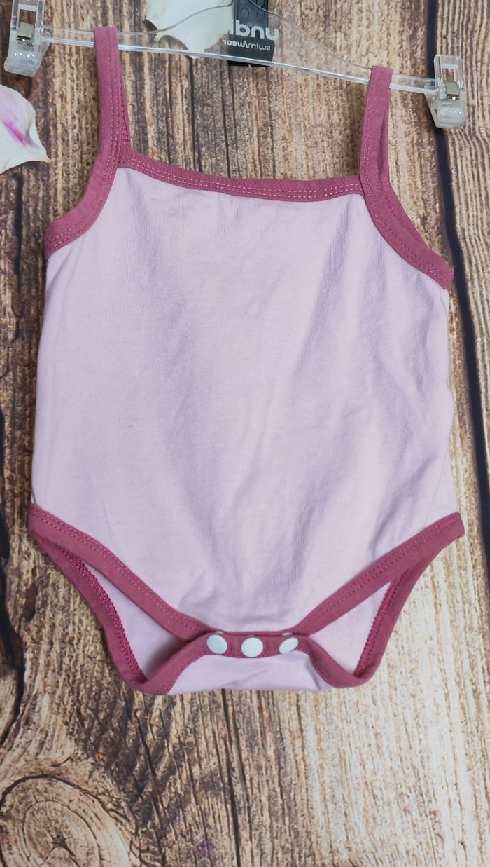 Body rose bretelles - photo numéro 2