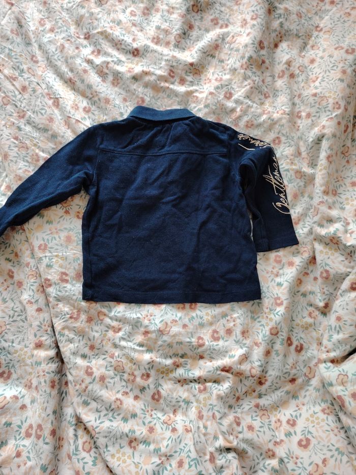 Polo à manches longues bleu marine gentleman farmer taille 3 - photo numéro 5