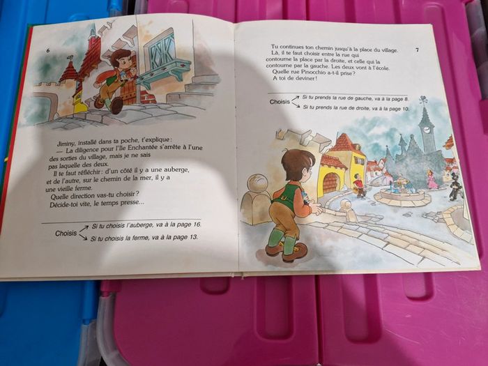 Livre . Choisis ton aventure avec pinocchio. Walt dysney - photo numéro 3