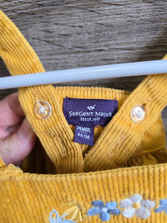 Vêtement Bébé Fille - Ensemble : Robe, body, gilet - Sergent Major - 24 mois 86 cm - photo numéro 6