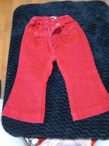 Pantalon taille 12/18mois 86cm h&m paillette