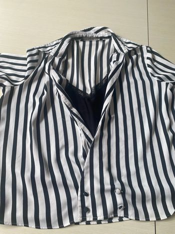 Haut chemise avec débardeur intégrer Zara