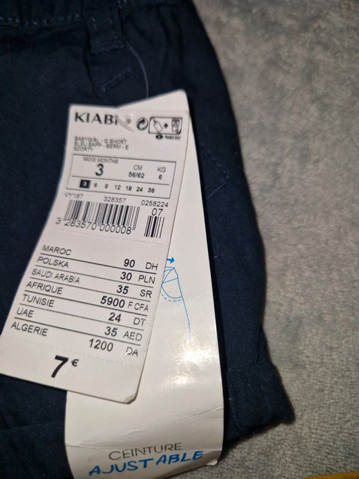 Lot 2 short kiabi 3mois - photo numéro 8