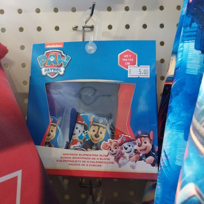 Boite slips paw patrol