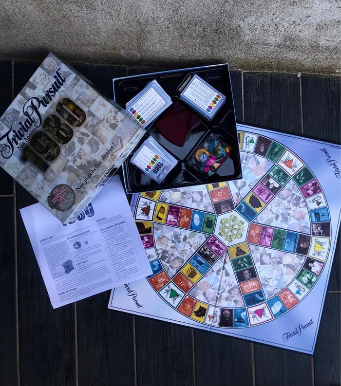 Jeu Trivial Poursuit : Nos années 1980 Vintage - photo numéro 3