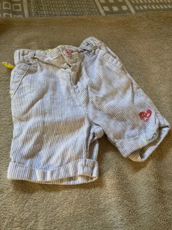 Short sergent major garçon bébé 6 mois