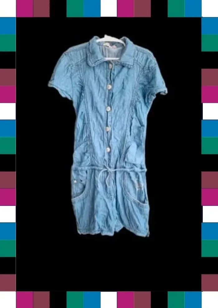 Combishort en jean's 14 ans