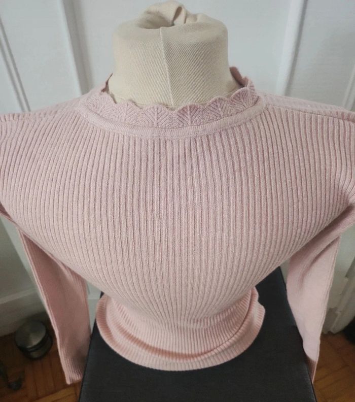 Pull col cheminé coton - photo numéro 5