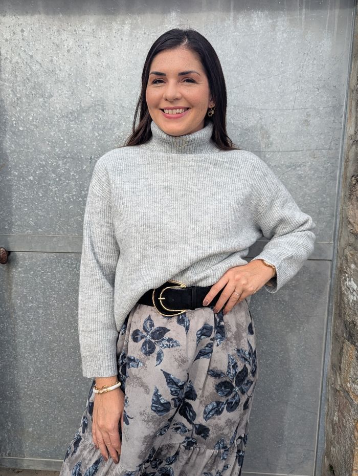 Pull oversize à col roulé St Malo gris
Taille unique - photo numéro 3