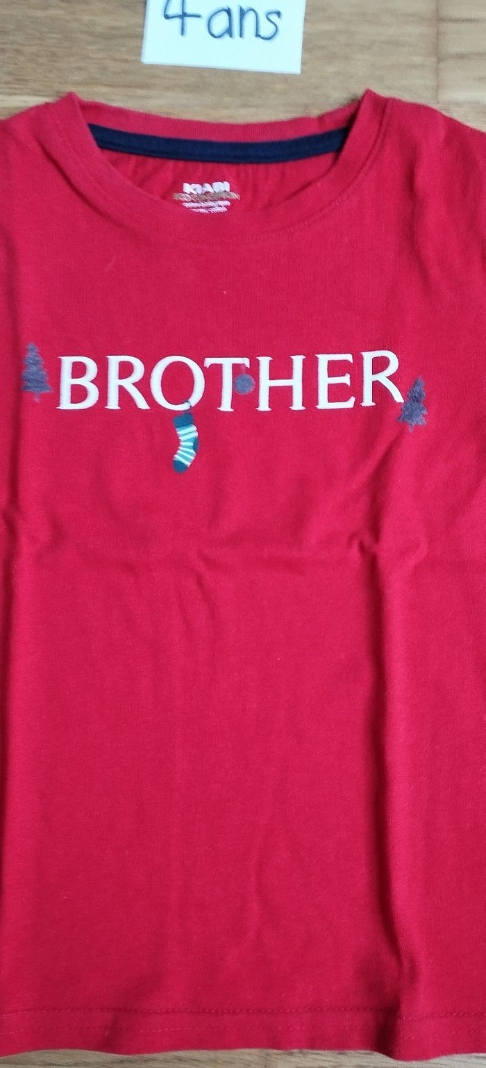 T-shirt garçon 4 ans  Noël - photo numéro 3