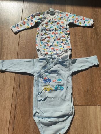 Bodies manches longues 3 mois garçon