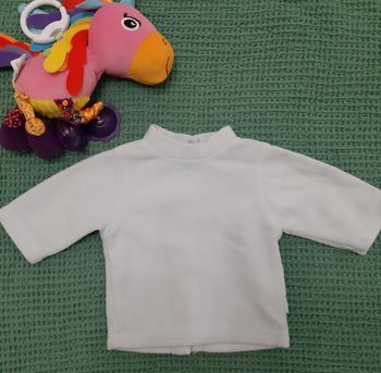 Gilet manche longue en polaire