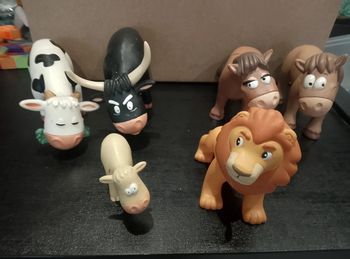 Jouet enfant - Lot de 6 figurines animaux premier âge