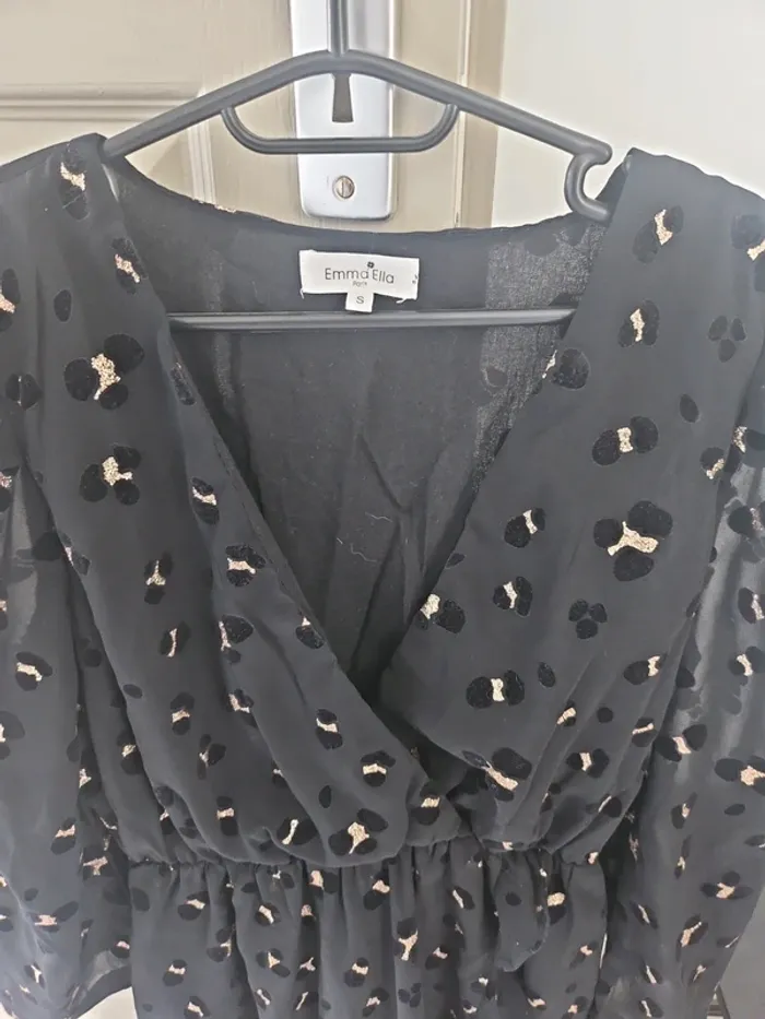 Robe noire léopard - photo numéro 2