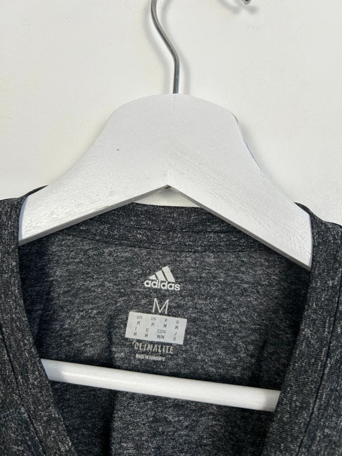 Maillot Adidas Homme Gris | Taille M | Très Bon État | Sport Vintage | #TM9 - photo numéro 4