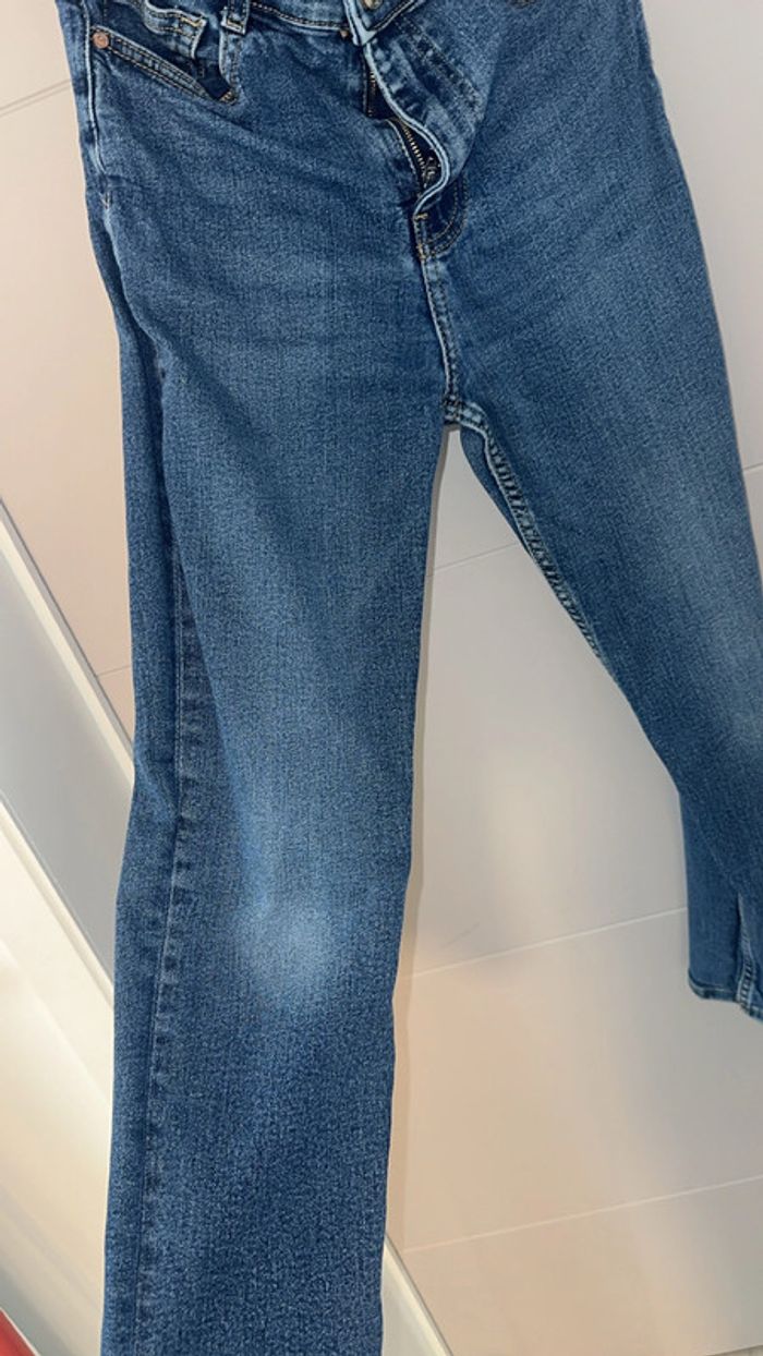 Jean droit Zara – Bleu – Taille L – Très bon état - photo numéro 2