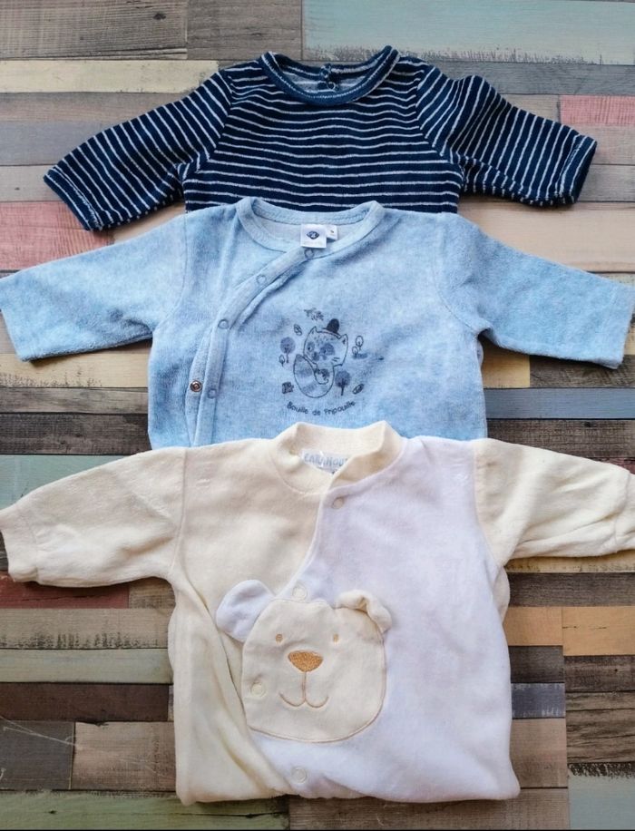 Lot de pyjamas 1 mois