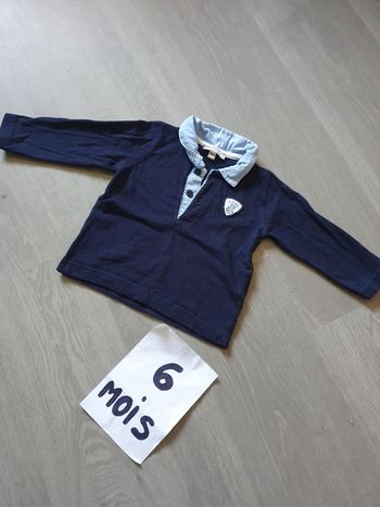 Maillot t-shirt polo 6 mois garçon