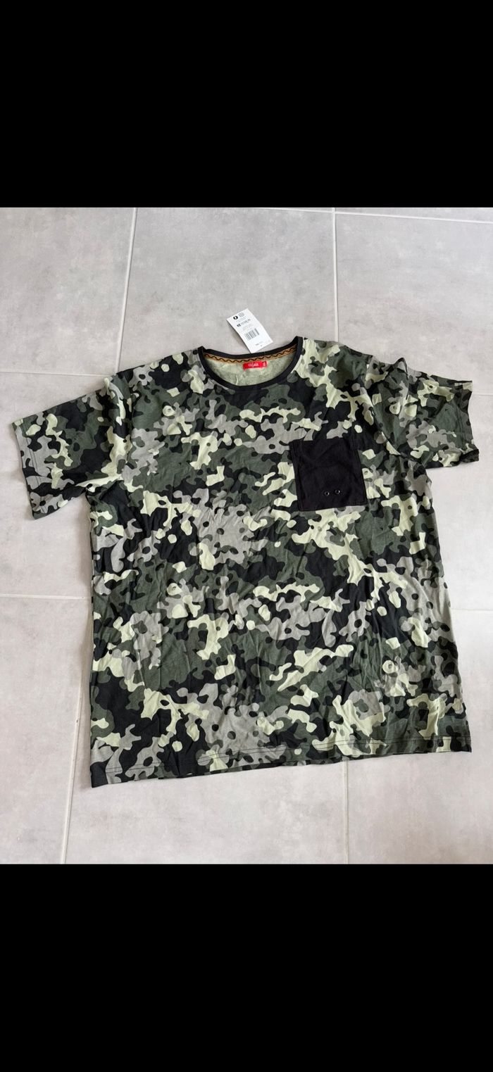 Tee shirt manches courtes camouflage 5XL
