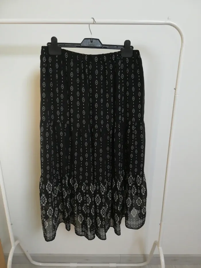 Jupe longue fluide 123 taille 40 - photo numéro 4