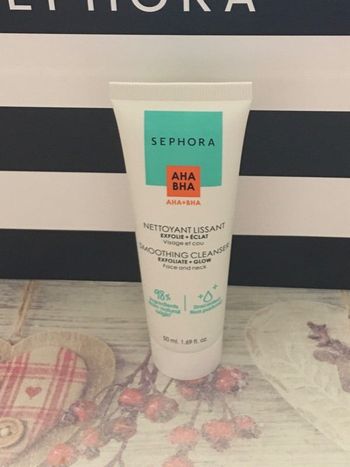 Nettoyant lissant exfoliant éclat Sephora neuf