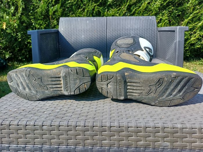 Bottes Motocross Alpinestars Tech 3S - noir/blanc/jaune fluo - photo numéro 6