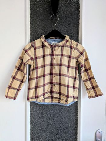 Chemise à carreaux loir paris 36 mois