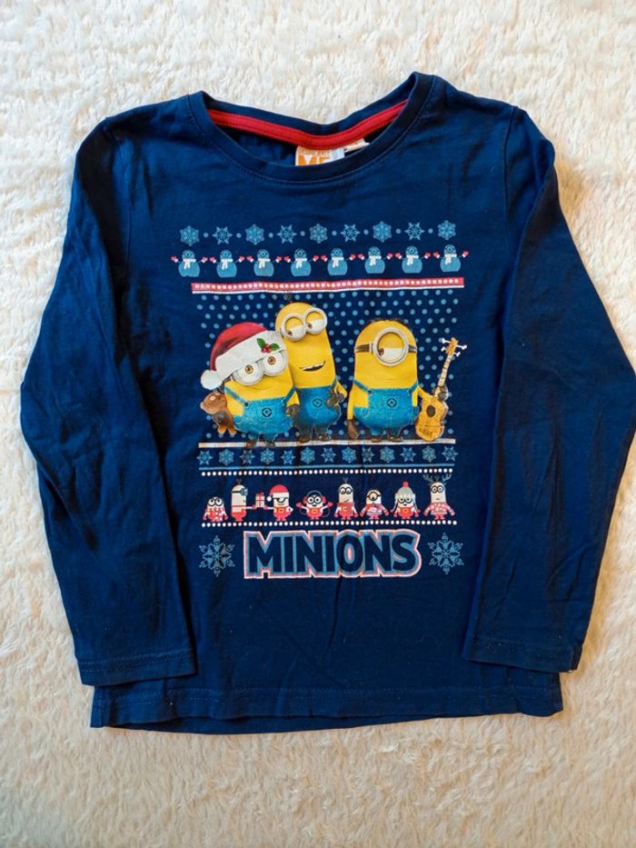 T-shirt manches longues Minions Despicable Me en 6 ans