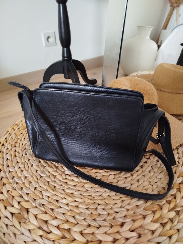 Sac à main tendance fashion bandoulière noir - photo numéro 3