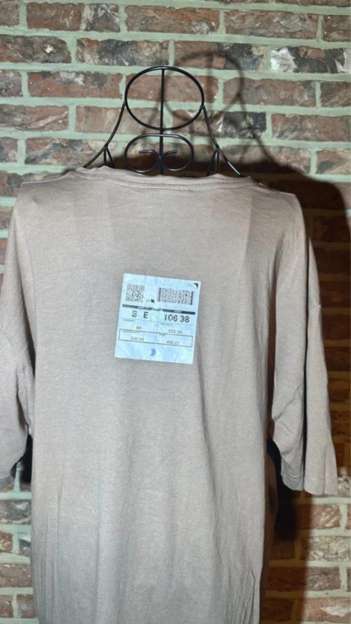 T-shirt brun à motifs H&M Taille XL - photo numéro 5
