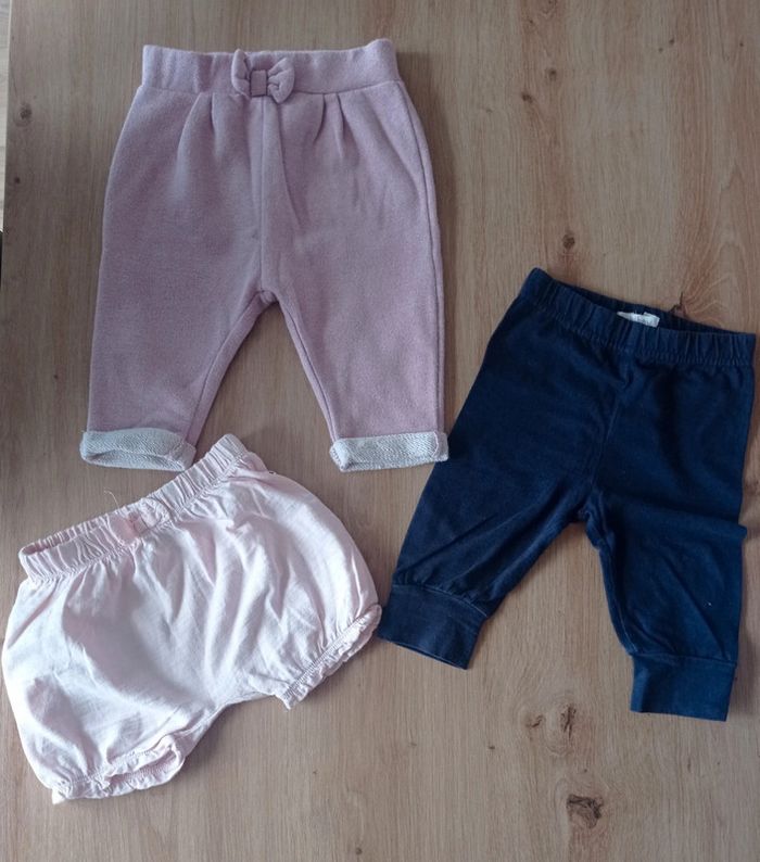 Lot pantalon+short 6mois