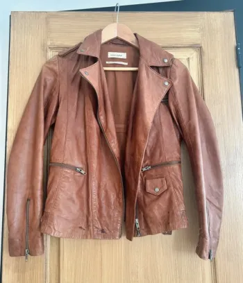 Veste en cuir