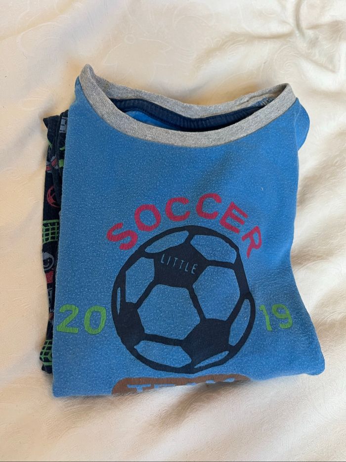 Pyjama Tex bleu marine football - photo numéro 7