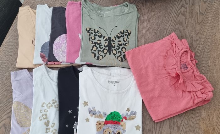 Lot tee shirt manche longue fille