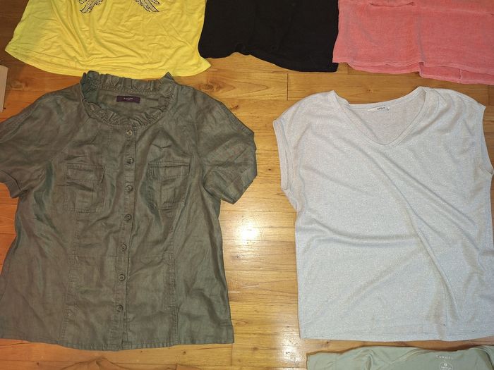Lot 7 t-shirts  femme taille L - photo numéro 8