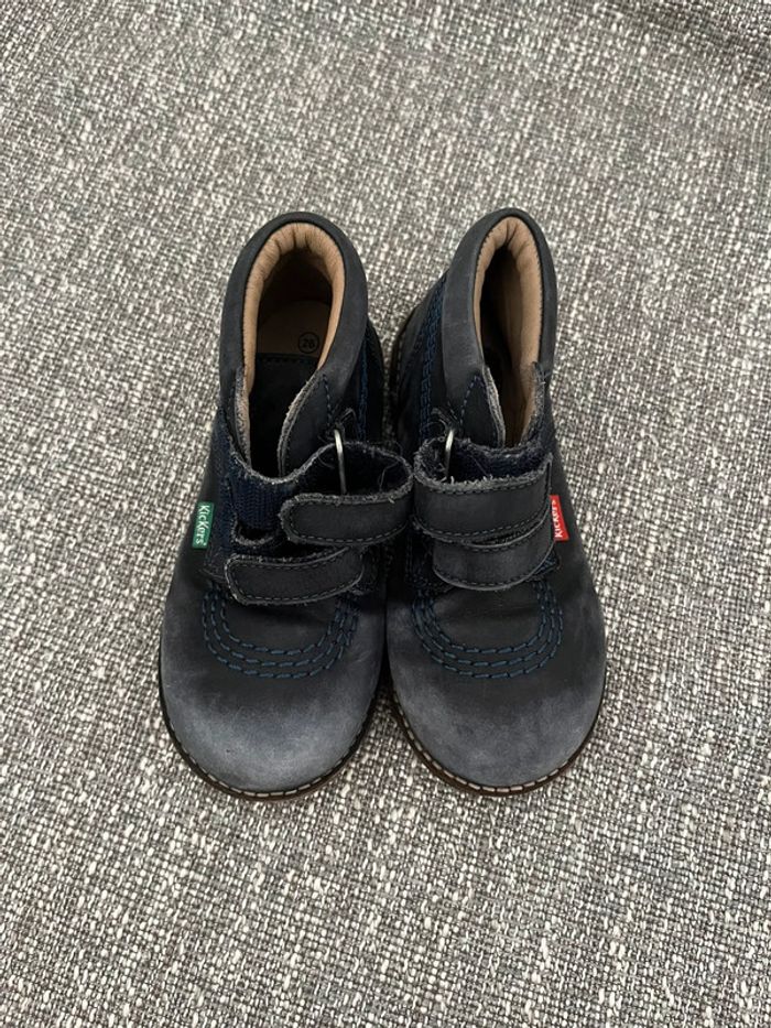Chaussures À Scratch Pour Garçons Taille 26 Kickers - photo numéro 3
