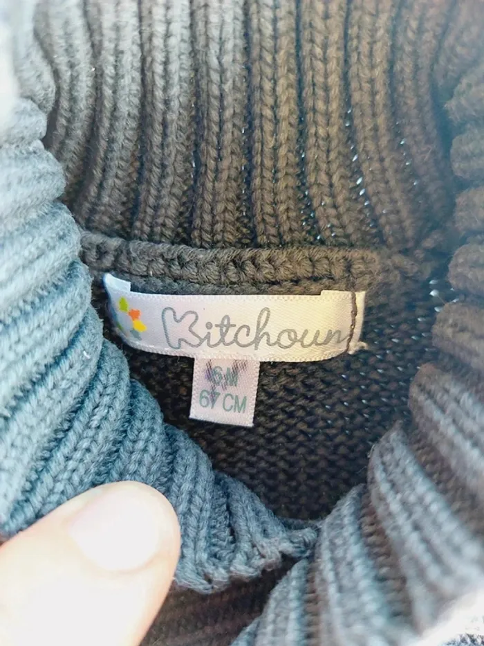 Pull sans manches Kitchoun 6 mois - photo numéro 3