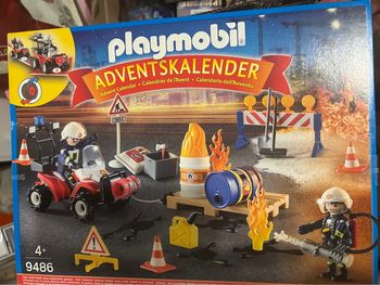 Calendrier de l’avent playmobil 9486 neuf pompiers