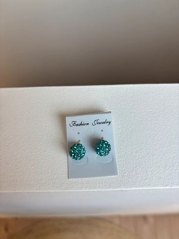 Boucles d’oreilles vertes