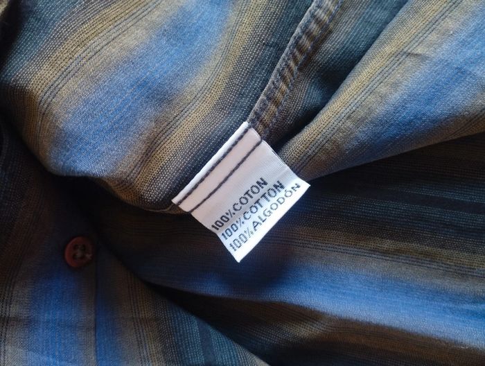 Chemise homme manches longues col bleu - photo numéro 4