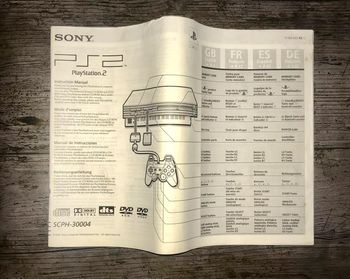 Notice Console PS2 FAT Loose seule Sony