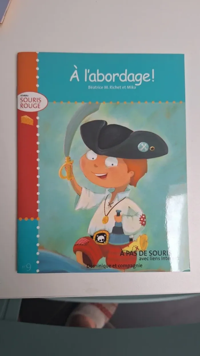 Livre pour enfant à l'abordage