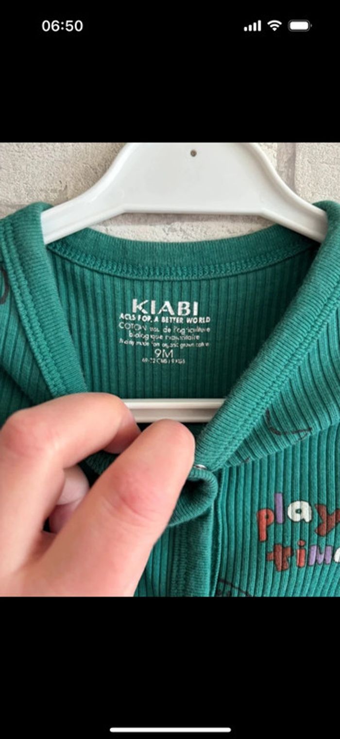 Pyjama sans pied  Kiabi taille 9 mois - photo numéro 3