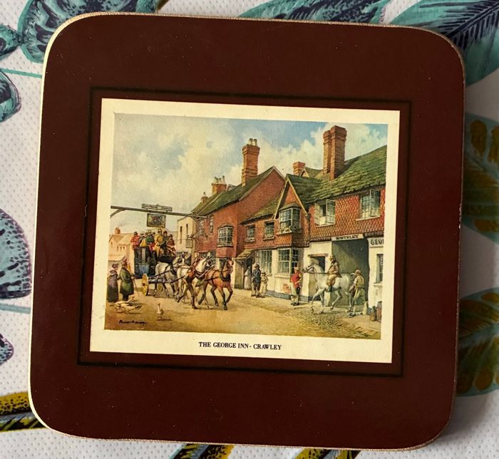 Six élégants dessous de verre vintage - photo numéro 5