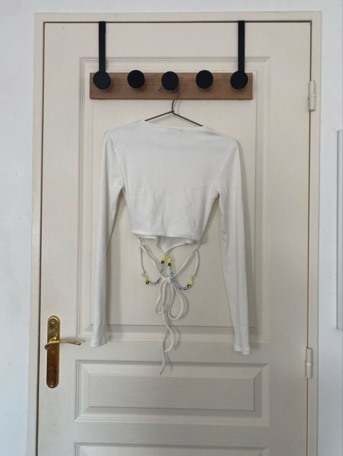 T-shirt manches longues Bershka - photo numéro 2